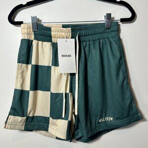NWT Kill Crew Muay Thai Shorts Checker Green Size XS
